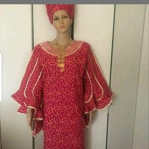 Ready made African top and wrapper